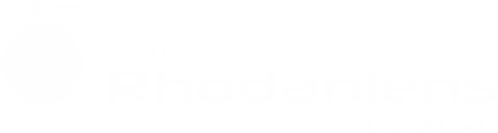 Logo Courriers Rhodaniens CRL Blanc